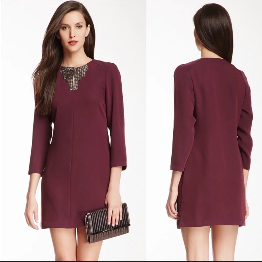 Ted Baker shift embellished dress sz 1